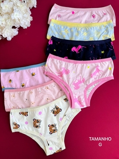 Calcinha Algodão - Infantil - Íntima lingerie | Moda íntima Atacado