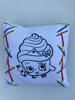 Almohadon cupcake para pintar