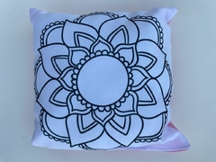 Almohadon flor para pintar