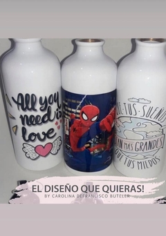 Botellas personalizadas a pedido - Todo diseño