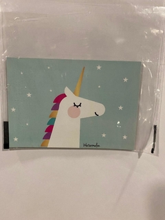 Imán pequeño unicornio celeste - Todo diseño