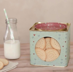 Latas de galletas corazones - tienda online