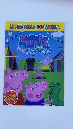 Libro colorear Peppa