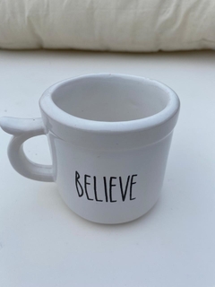 Pocillo de café Believe