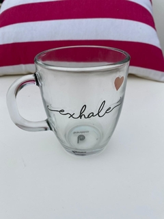 Taza vidrio exhale