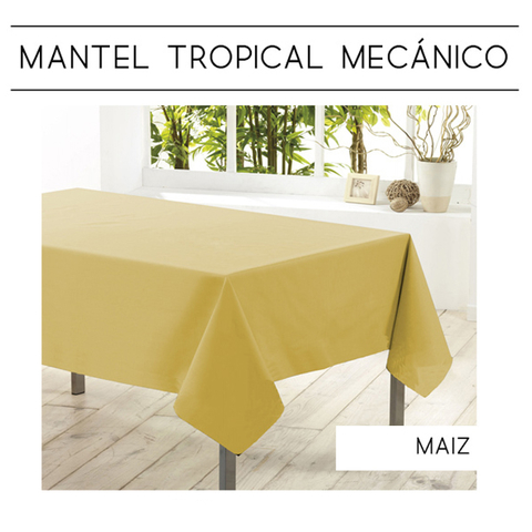 Mantel Mesa Rectangular Tela Tropical Mecanico 1.50x2.00mts