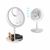Espelho para Maquiagem com Led Ventilador Zoom 5x Durawell BC-100 - loja online