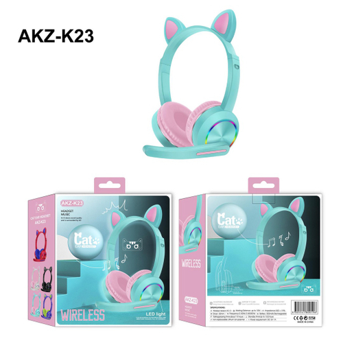 Woukksy 2023 Auriculares Bluetooth para crianças, auriculares sem