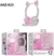 Headset Fone Bluetooth sem Fio Orelha de Gato Luminoso com Microfone Infantil AKZ-K23 - loja online