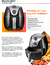 Fritadeira Elétrica Air Fryer Sem Óleo 4L 220V Multilaser CE022 - comprar online