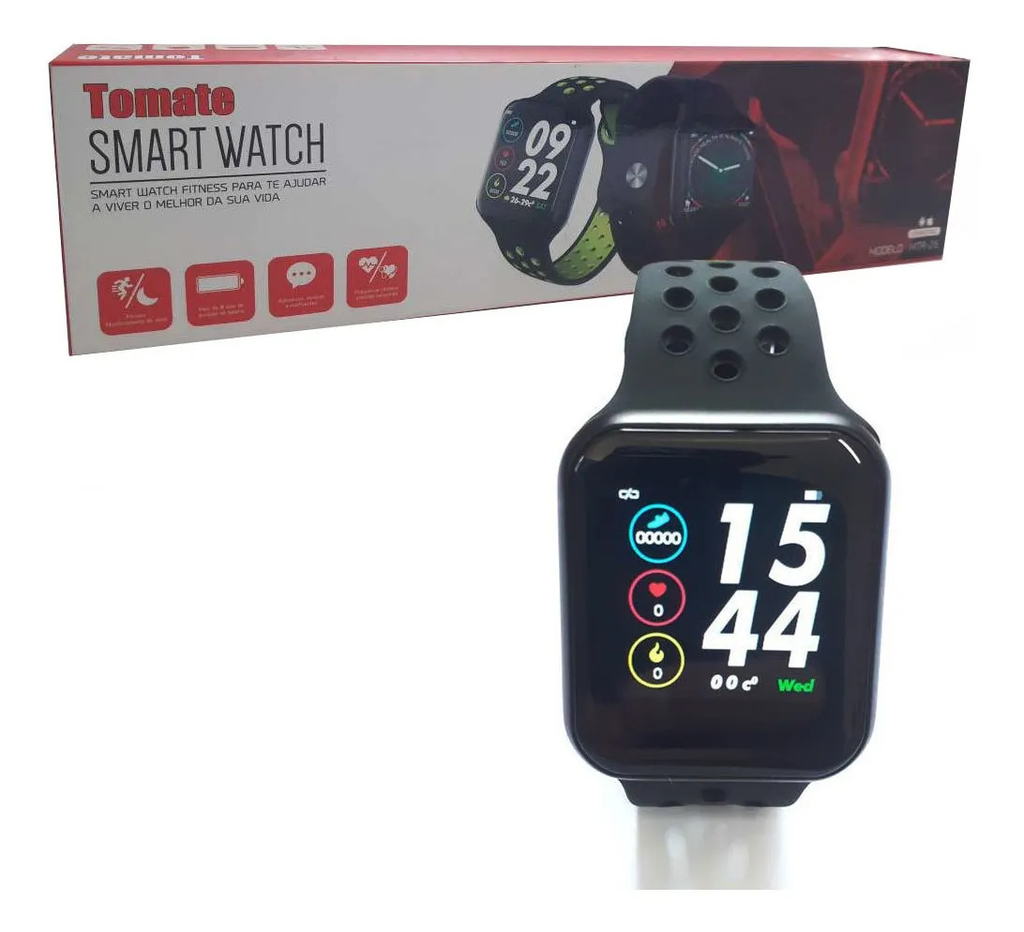 Relógio Inteligente Smartwatch MTR-80 - Tomate Eletrônicos