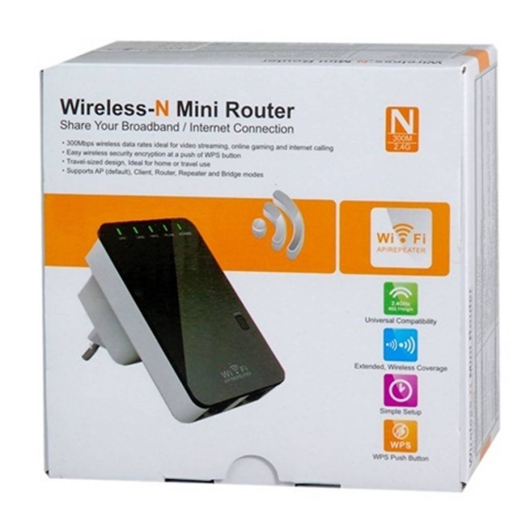 Mini Repetidor De Sinal Wireless Mini Router 300mbs