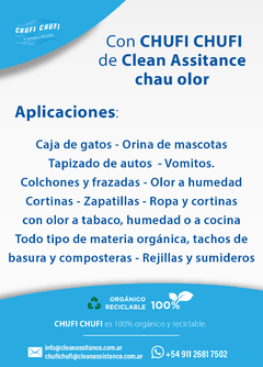 Oferta 6 Chufi Chufi y chau olor 125ml - Clean Assistance