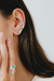 Earcuff com Piercing, Diamantes Brown e Esmeraldas - Coleção Sincronia - loja online