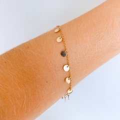 PULSEIRA CONFETE OURO 18K