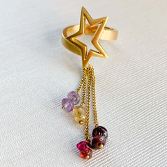 Anel estrela 18k - comprar online