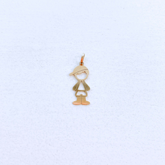 Pingente menino laser 18k