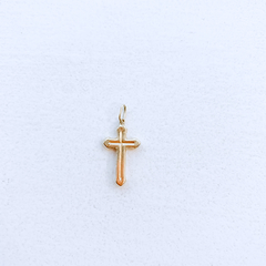 Pingente cruz 18k