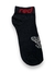 Meia Socks black logo