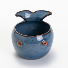 Mini cachepot baleia em cerâmica de alta temperatura - Eliana Kanki. - loja online