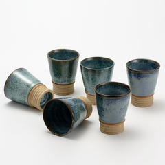 Conjunto de 6 copos design para café em cerâmica de alta temperatura. - comprar online