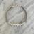 Pulsera Plata Estilo Bali Empavonada Con Bolitas PUL000154