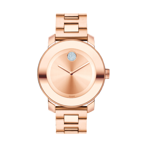 Movado bold outlet pink ceramic