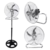 Ventilador de Pie Embassy 3en1 21" - comprar online