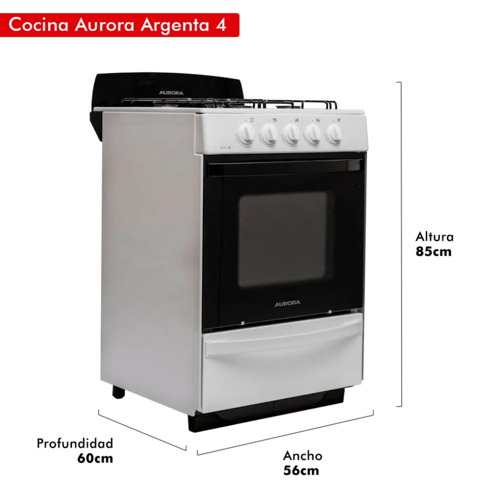 Cocina Aurora Argenta 4 601400915 - Mega Hogar