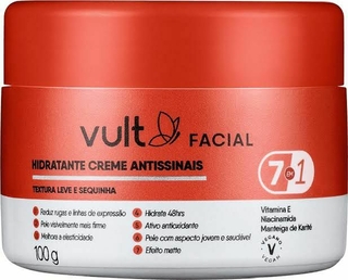Creme Hidratante Facial Vult Care Antissinais – 100g