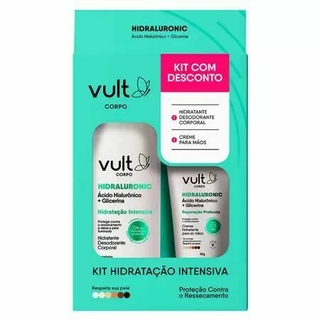 Kit Hidratante Corporal + Creme de Mãos Hidraluronic - Vult