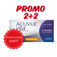 ACUVUE® VITA® para ASTIGMATISMO PROMO 2+2