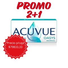 ACUVUE® OASYS MULTIFOCAL con DISEÑO DE PUPILA OPTIMIZADA PROMO 2+1