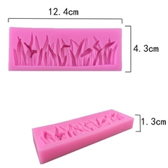 Molde de Silicone Grama para Biscuit e Confeitaria - comprar online