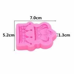 Molde de Silicone Coroas Rei e Rainha para Biscuit e Confeitaria - loja online