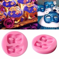 Molde de Silicone Máscaras para Biscuit e Confeitaria na internet