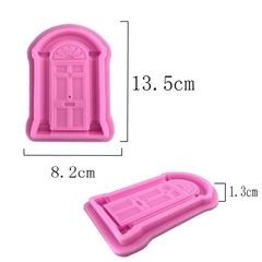 Molde de Silicone Porta Clássica para Biscuit e Confeitaria - comprar online