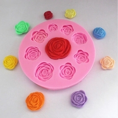 Molde de Silicone Rosas para Biscuit e Confeitaria na internet