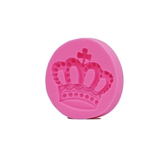 Molde de Silicone Coroa Real para Biscuit e Confeitaria - lojacanaldaconfeitaria.com.br