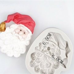 Molde de Silicone Rosto do Papai Noel para Confeitaria e Biscuit - comprar online