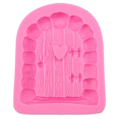 Molde de Silicone Porta Encantada para Biscuit e Confeitaria - lojacanaldaconfeitaria.com.br