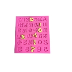 Molde de Silicone Letras e Números para Biscuit e Confeitaria - loja online