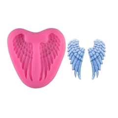 Molde de Silicone Asas de Anjo para Biscuit e Confeitaria