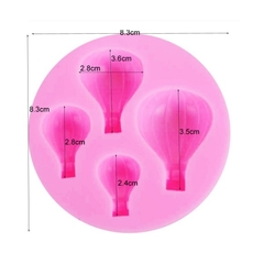 Molde de Silicone Balões de Ar Quente para Biscuit e Confeitaria na internet