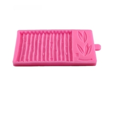 Molde de Silicone Textura Bambu para Biscuit e Confeitaria - loja online