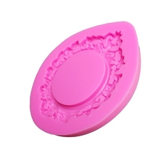 Molde de Silicone Moldura da Bella para Biscuit e Confeitaria