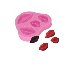 Molde de Silicone Bocas para Biscuit e Confeitaria - comprar online