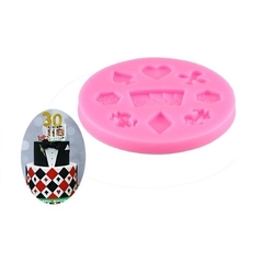 Molde de Silicone Cassino para Biscuit e Confeitaria - loja online