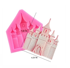 Molde de Silicone Castelo para Biscuit e Confeitaria - comprar online