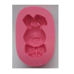 Molde de silicone Coelho com Gravata para Biscuit e Confeitaira na internet